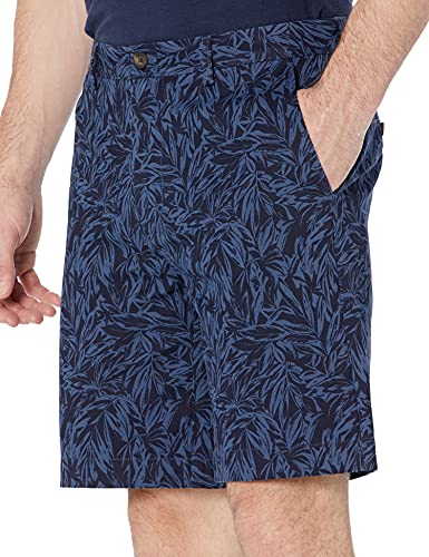Thumbnail 2 de Amazon Essentials Pantalones Cortos Chinos de Corte Clásico para Hombre con Estampado de Hojas de Palma – 23 cm, Añil