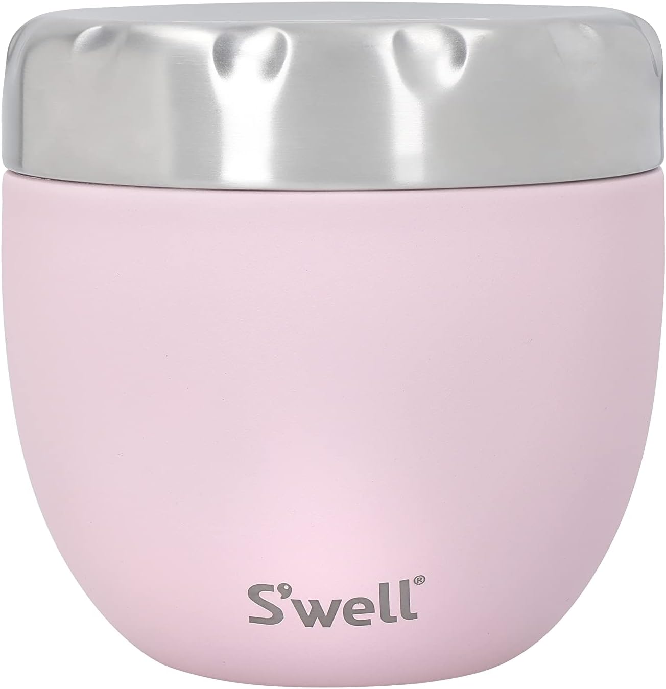 Detalle de S’well Pink Topaz Eats 2-in-1 Food Bowl, 636ml Insulated Stainless Steel