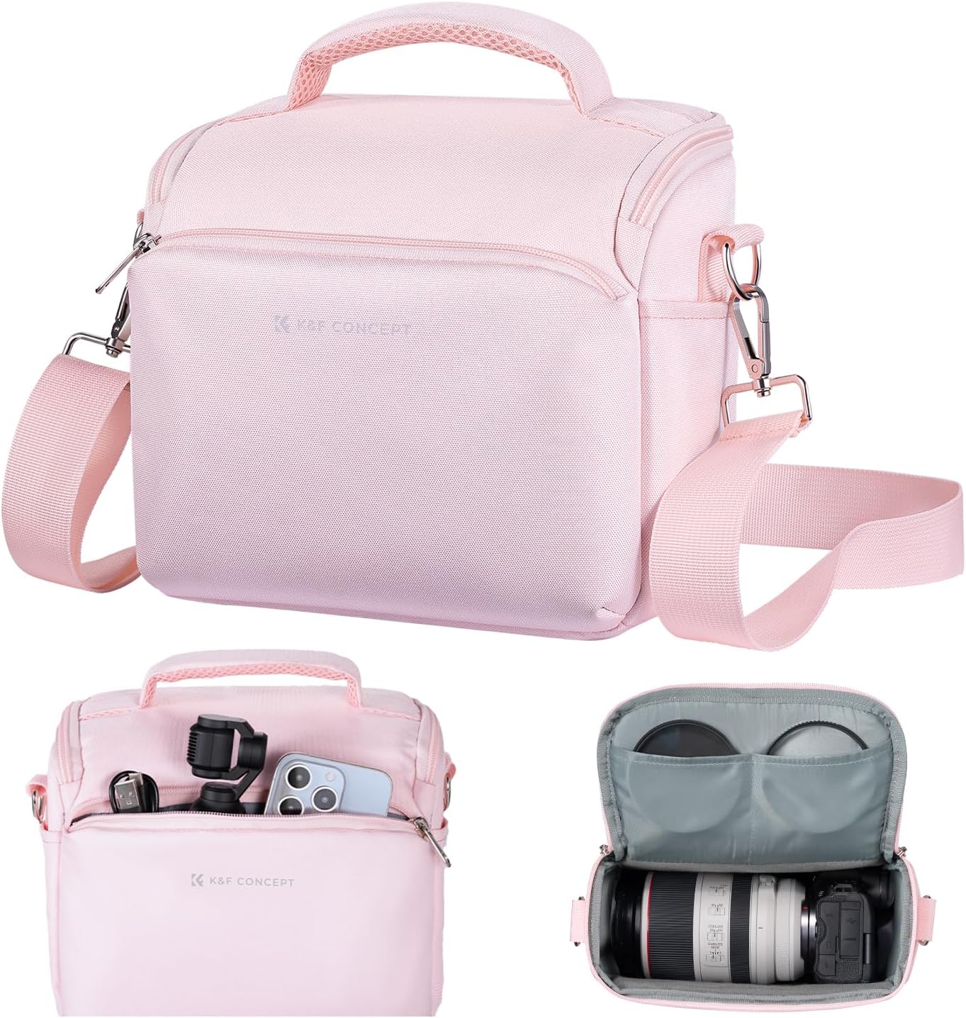 Detalle de K&F Concept camera sling bag, small crossbody