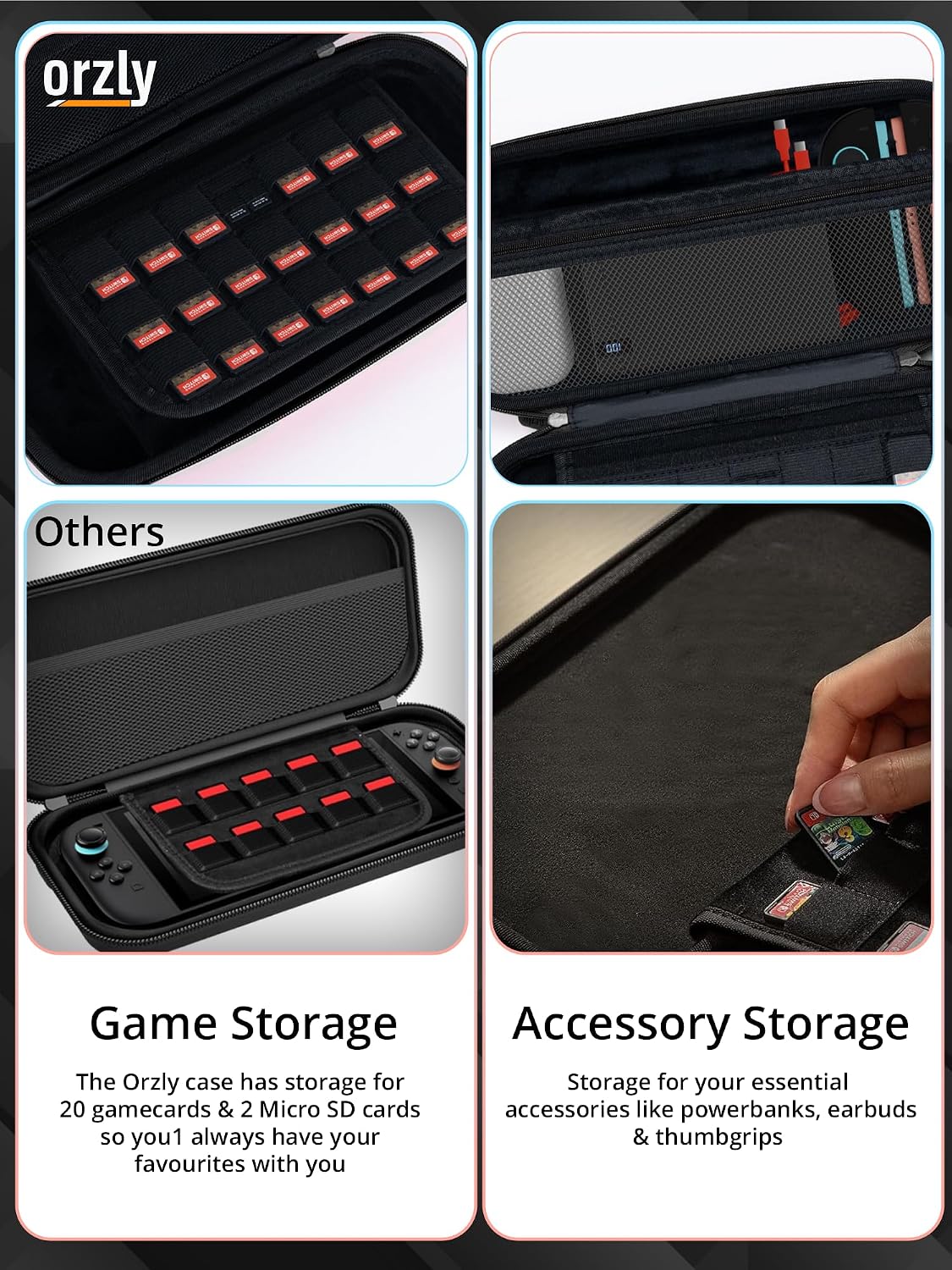 Thumbnail 5 de Orzly Case for Nintendo Switch 2 travel carry case