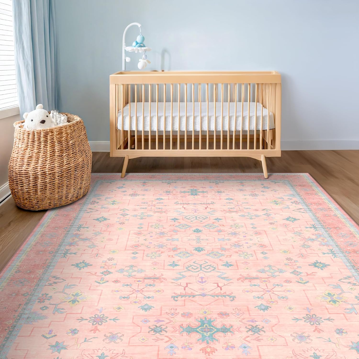 Thumbnail 4 de Hazo Haus 5x7 Rug for Girls' Bedroom pink 🌸