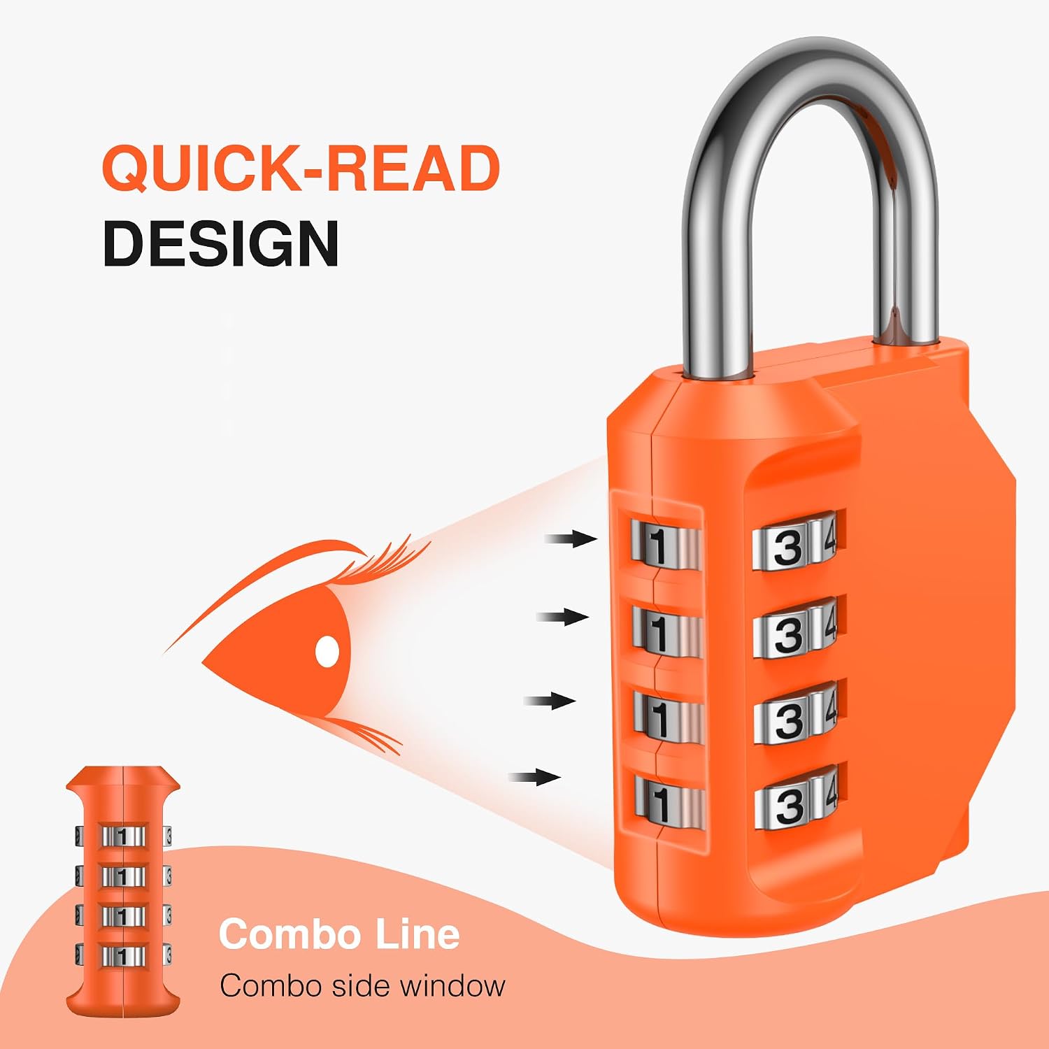 Detalle de Puroma Combination Lock, 4-Digit