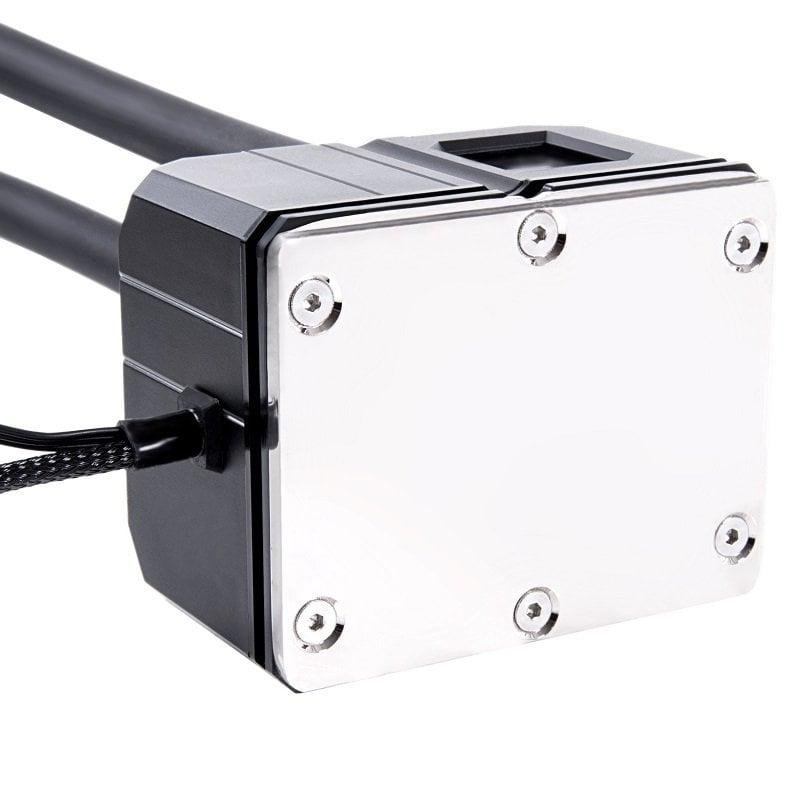 Detalle de Alphacool Eisbaer Pro Aurora 240 ARGB: kit de refrigeración líquida de 240 mm