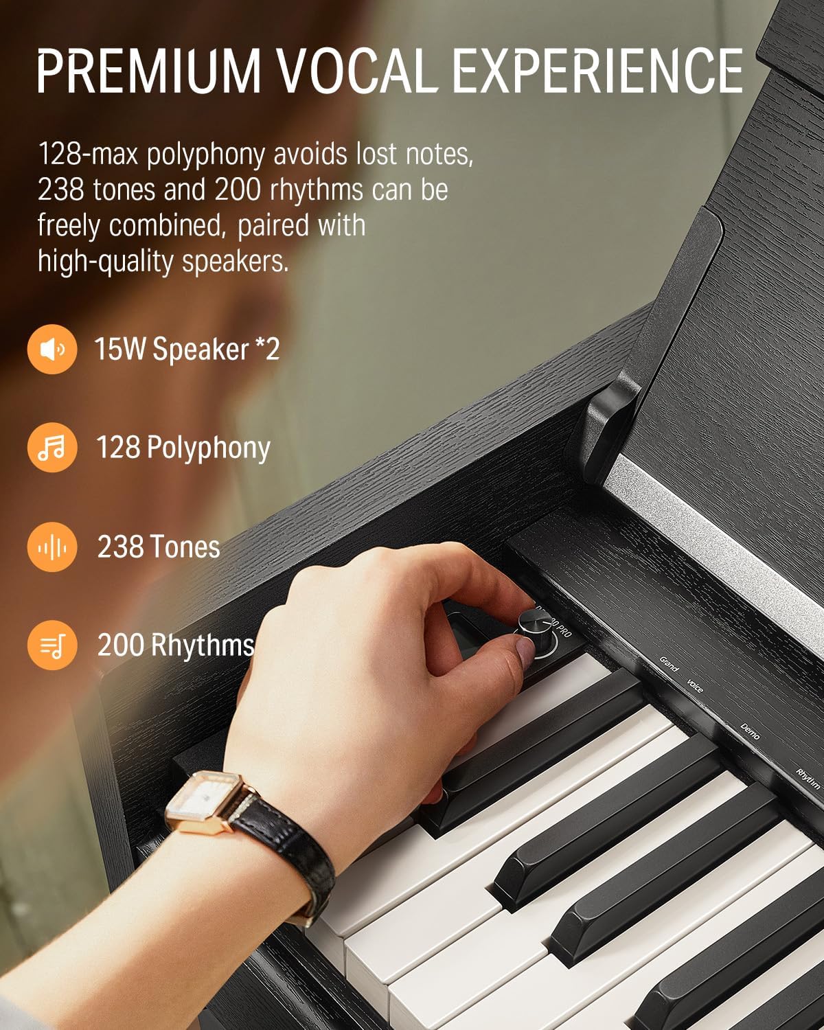 Thumbnail 5 de Donner DDP-90 Pro Digital Piano, 88 Weighted Keys, Three Pedals