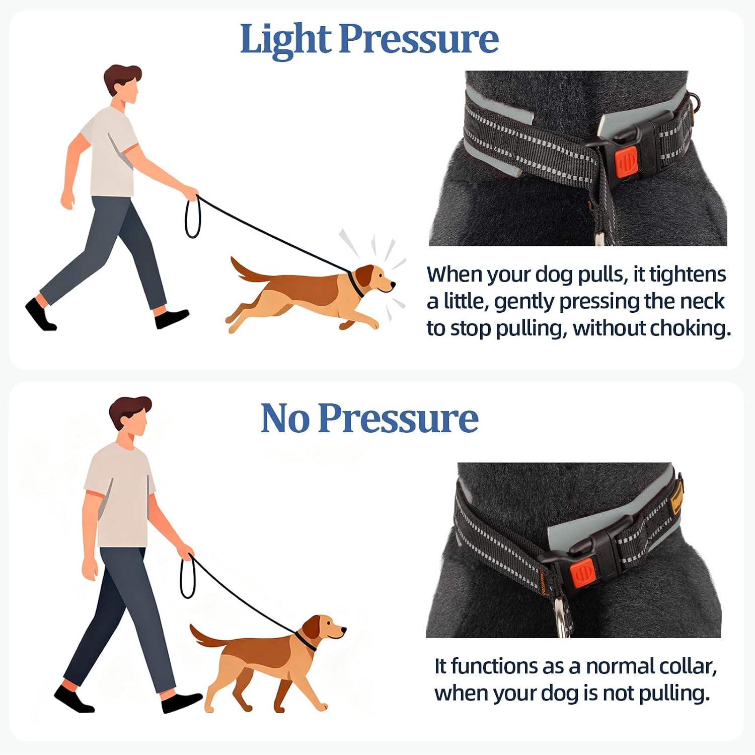 Detalle 2 de Mayerzon Martingale Dog Collar, 1.5-Inch Wide