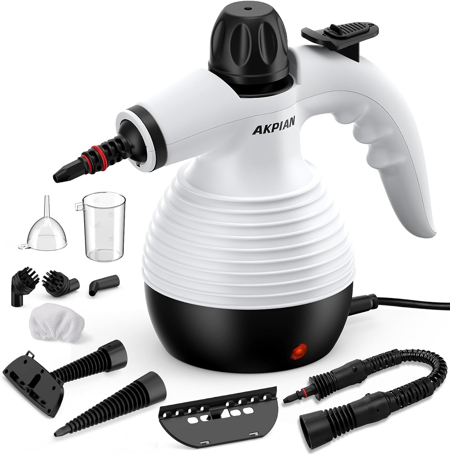 AKPIAN Handheld Steam Cleaner, 10 Accessories
