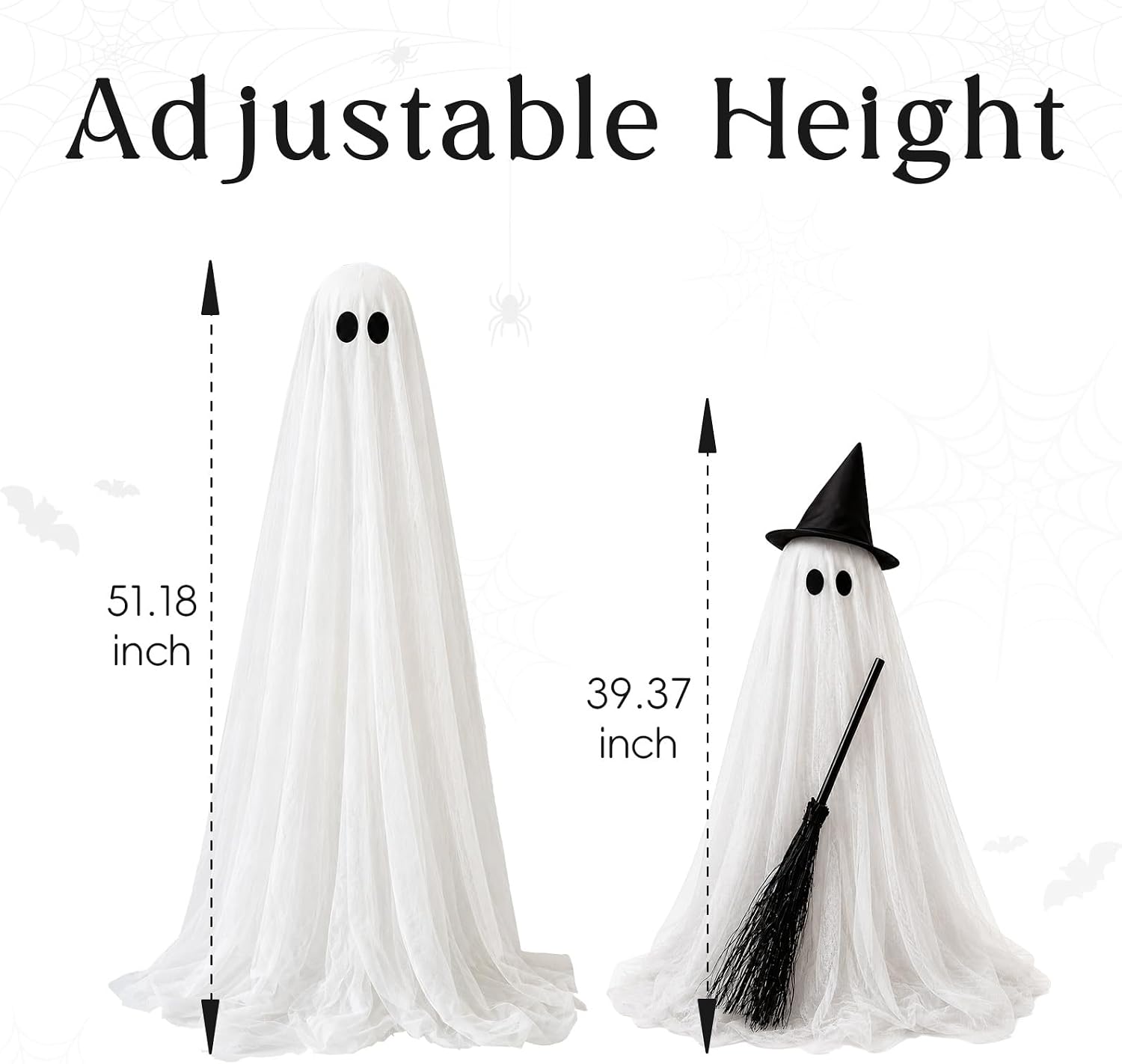 Detalle de Halloween Ghost Decorations 2-Pack