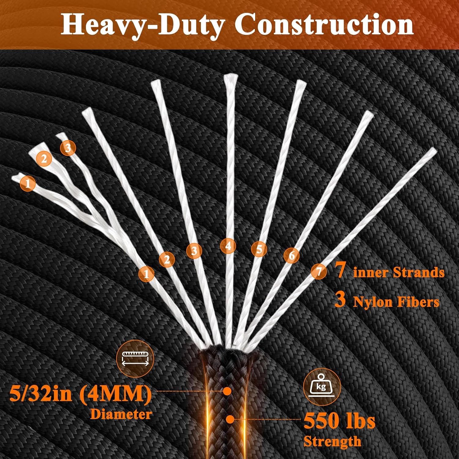 Thumbnail 1 de VVAAGG Paracord 100 ft