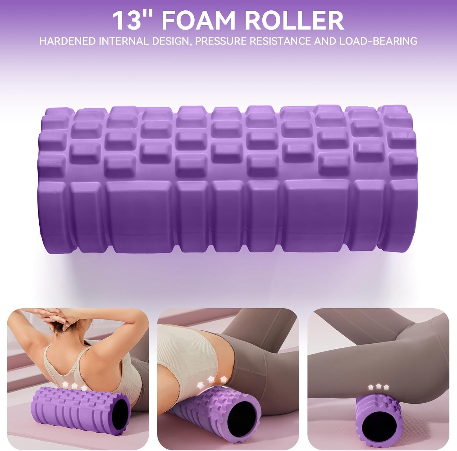 Detalle 2 de Krightlink 2154 5-in-1 Foam Roller Set with Massage Ball and Resistance Band