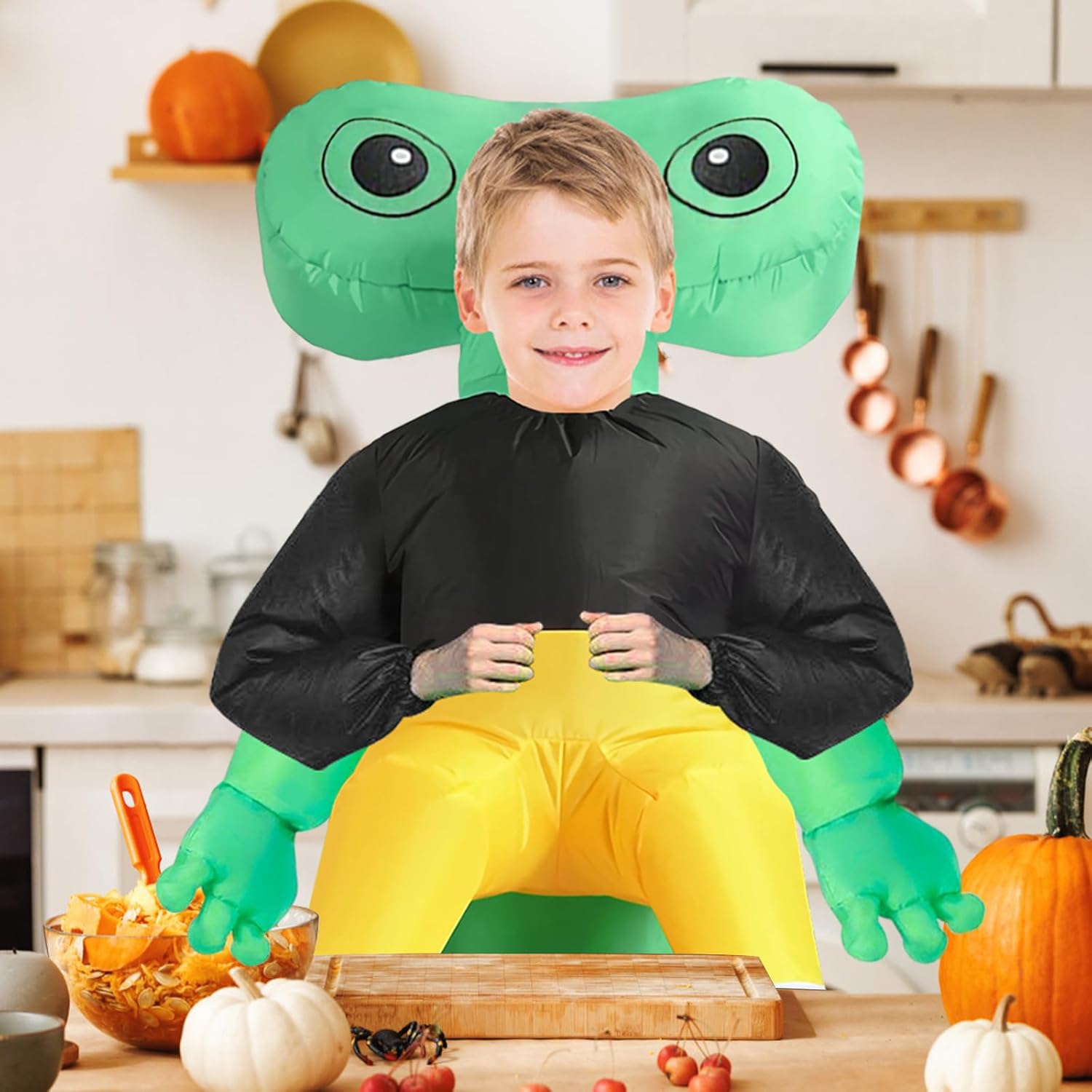 Thumbnail 4 de SQINGG Disfraz inflable de alienígena 2 tamaños