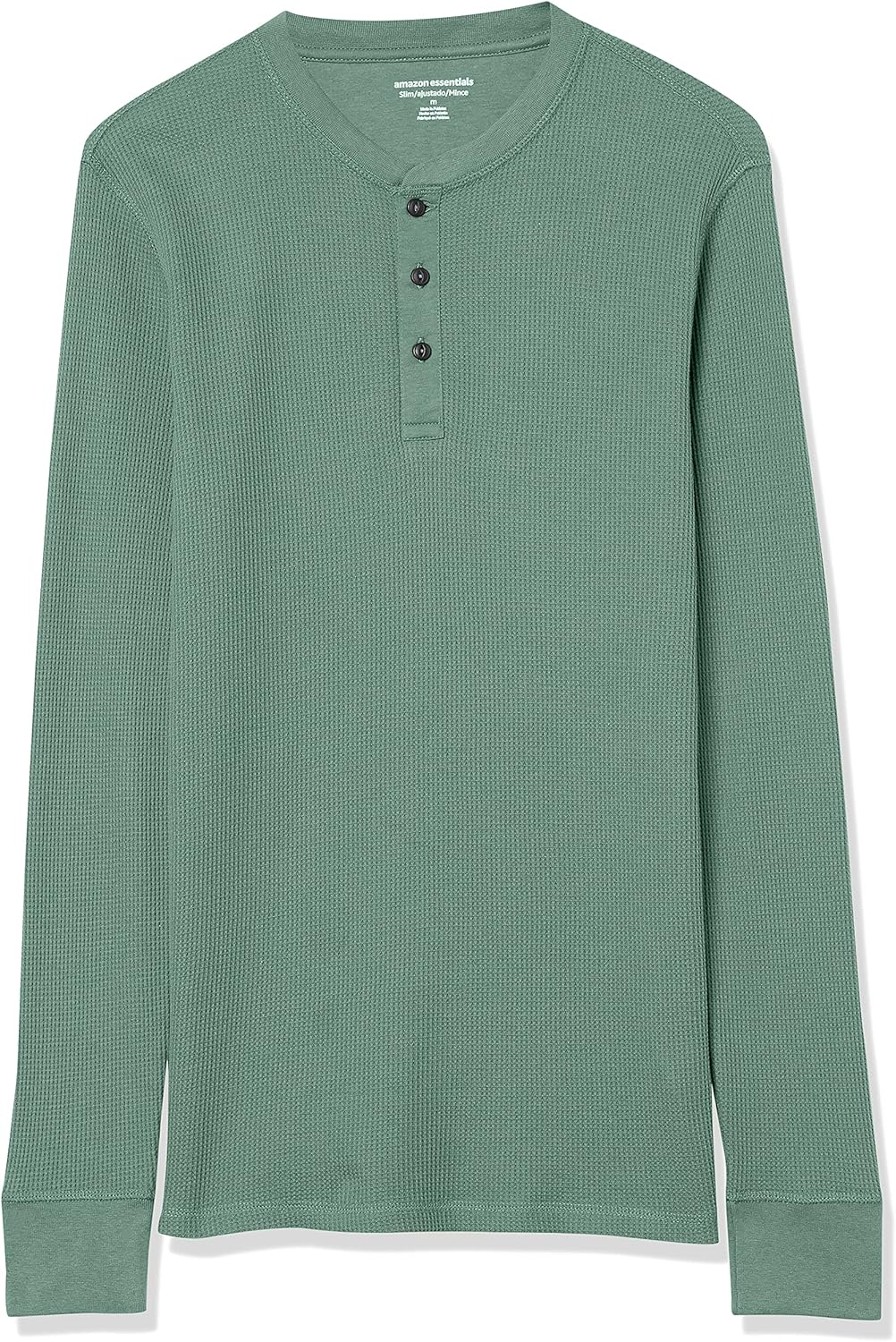 Thumbnail 3 de Amazon Essentials Men’s Slim-Fit Long-Sleeve Waffle Henley Shirt