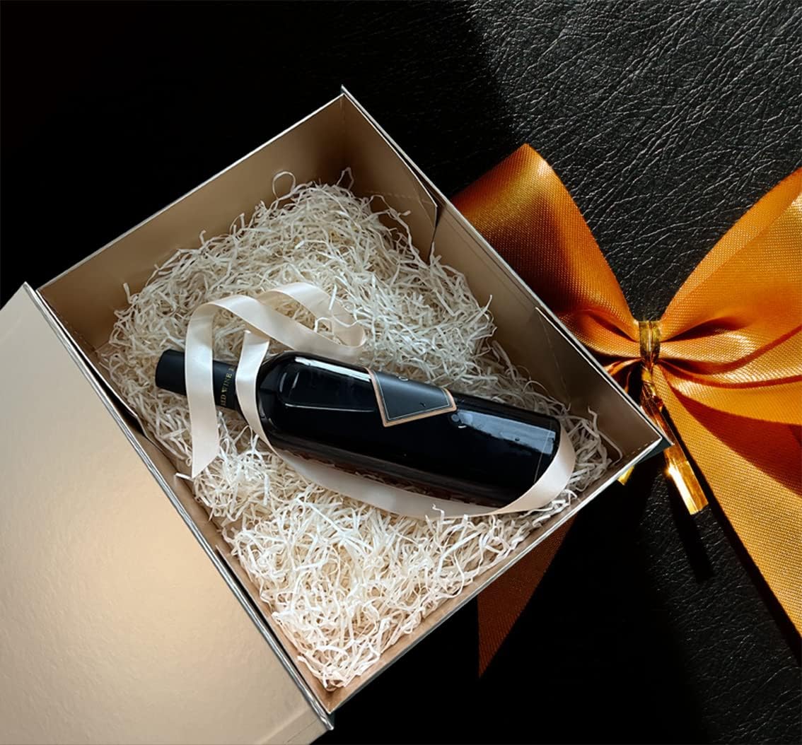 Detalle de Rose Gold Geschenkbox 33x26x11,5 cm – Magnetdeckel, Schleife, stabile Geschenkverpackung