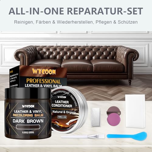 Thumbnail 7 de Kit Riparazione Pelle Grigio Scuro 100 ml per Divani e Sedili 🛋