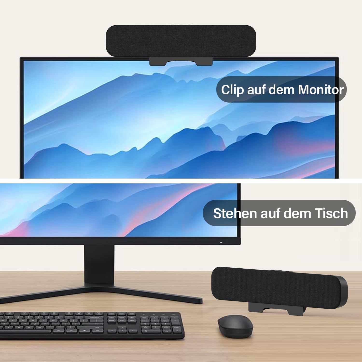 Detalle 2 de ZETIY PC Lautsprecher 10W Clip-On 🔊