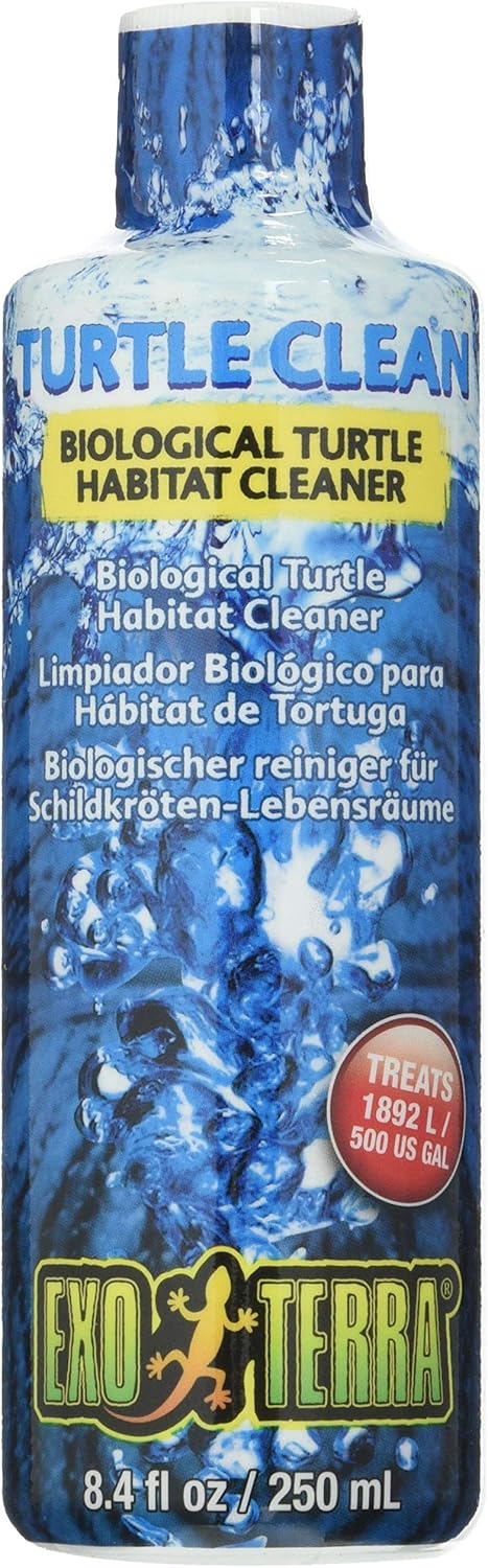 Detalle de Exo Terra Turtle Clean – Biologischer Reiniger für Schildkröten-Lebensräume, 250 ml