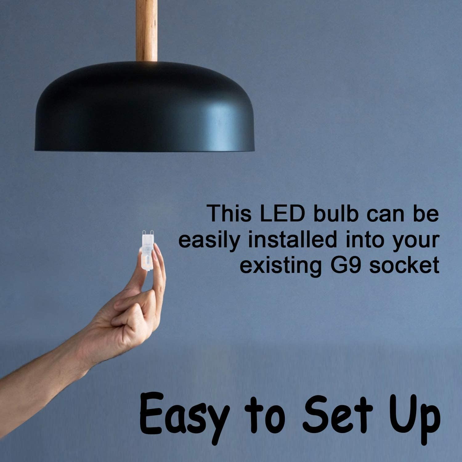 Detalle 2 de TIAFELNGLY G9 LED Leuchtmittel