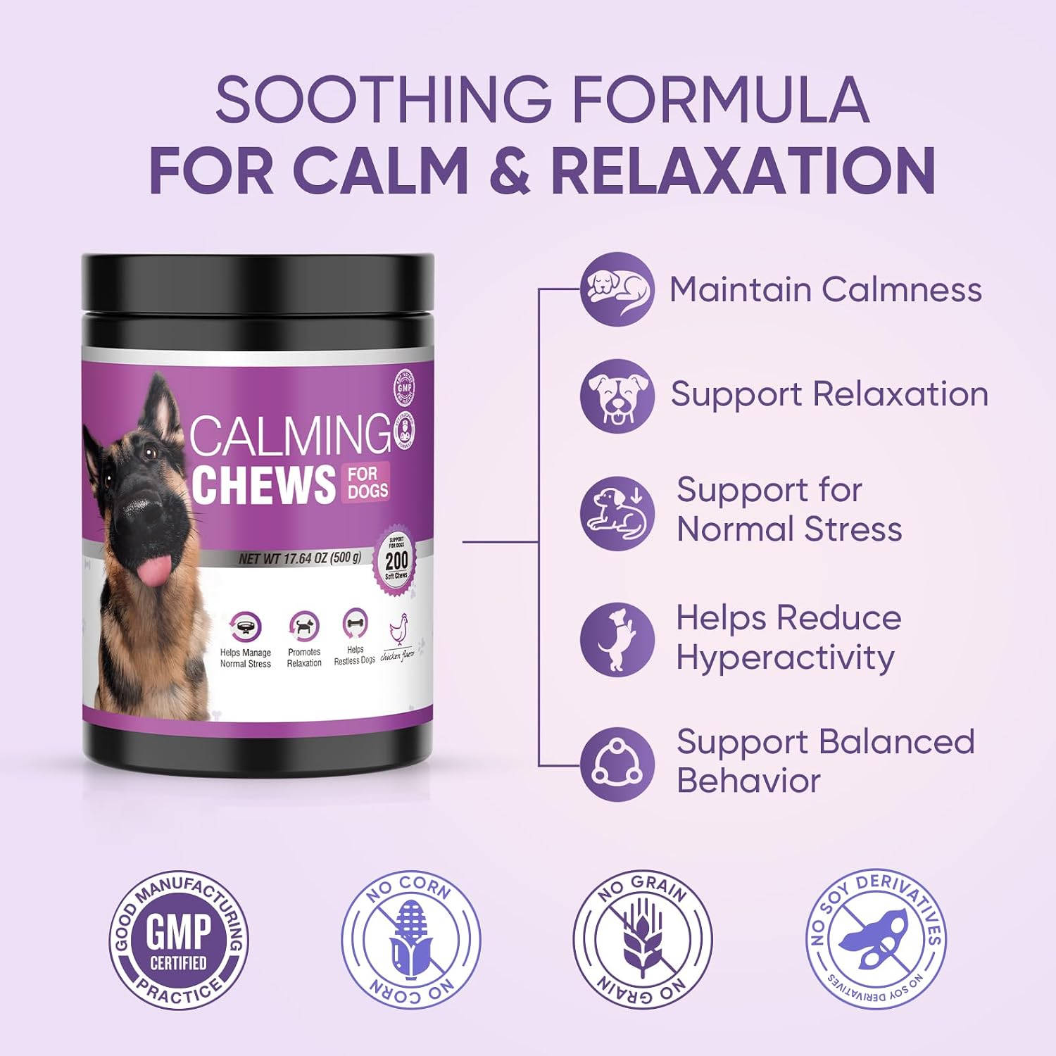 Detalle 2 de Dog Calming Chews, 200-Count