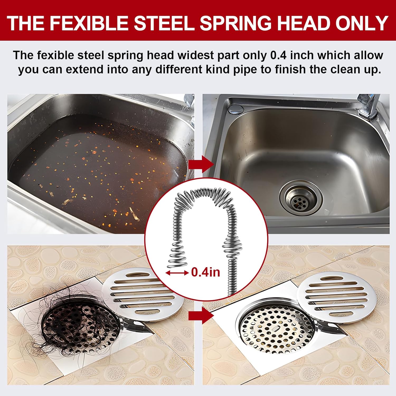 Detalle 2 de Furet dĂ©boucheur Stable Spirale 10 m pour tuyaux đź›