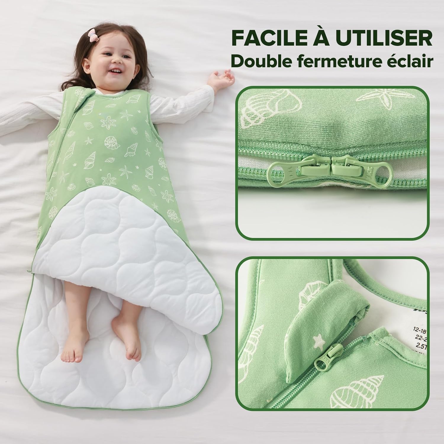 Thumbnail 6 de ToyaTec Gigoteuse 2,5 Tog en bambou pour bébé