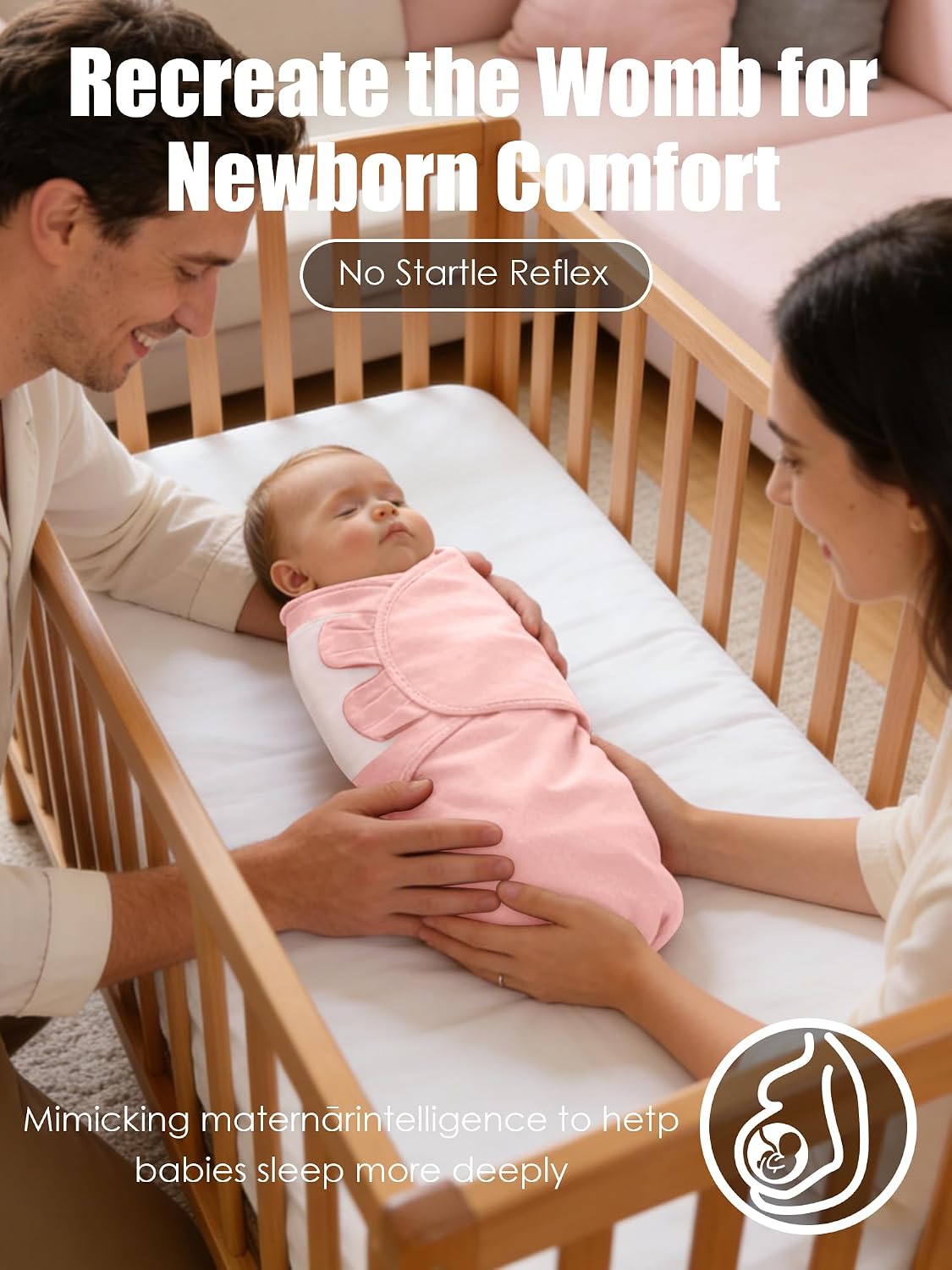 Detalle de Newborn Swaddle Blanket 3-Pack