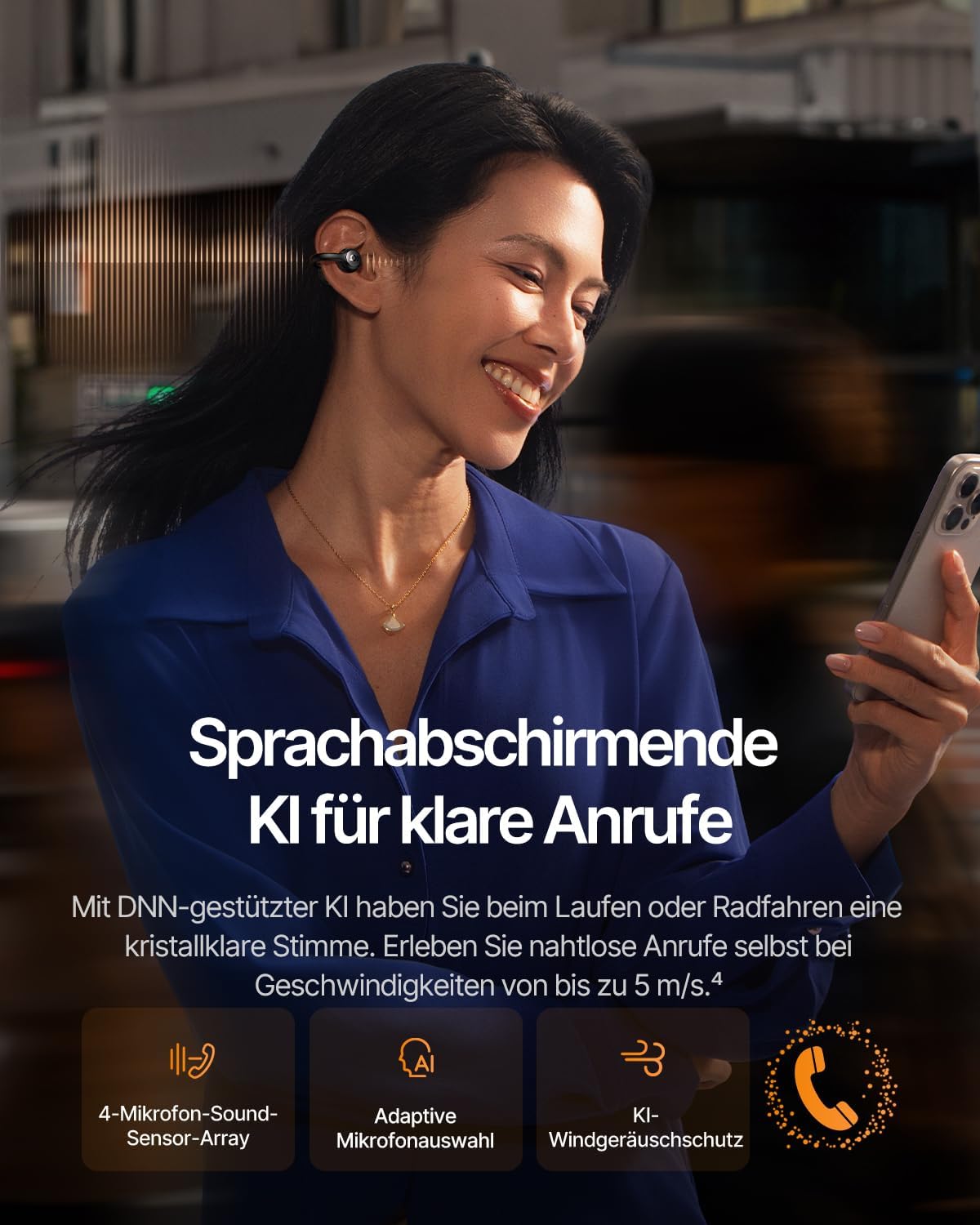 Thumbnail 5 de Baseus Inspire XC1 Open‑ear Kopfhörer 40 Std.