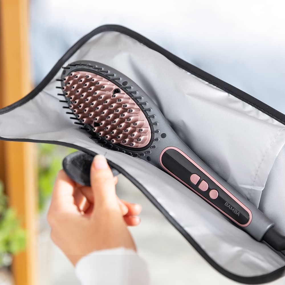 Detalle de Cecotec Brosse à Air Care Bamba avec extrait d’avocat – ionique, 140–220 °C, affichage numérique, arrêt automatique