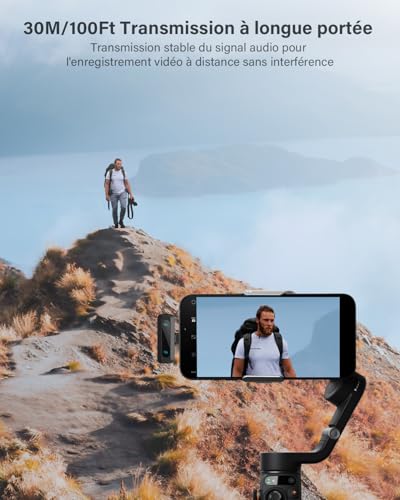Detalle de WARM BOX Micro Cravate sans Fil – Pack 2 pour TikTok, Vlogs et YouTube