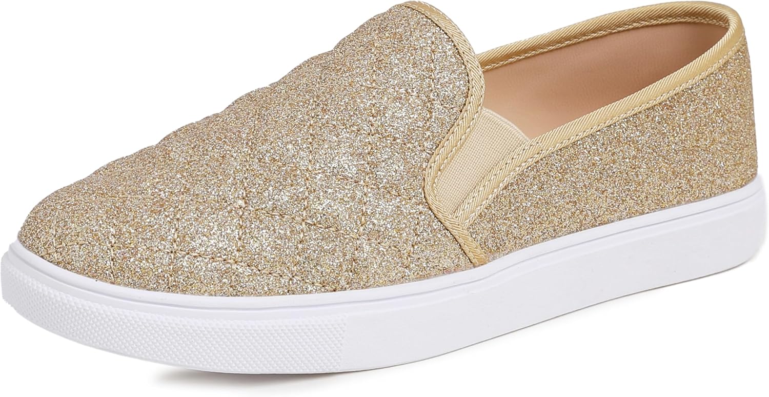 Detalle de Feversole Women's Fashion Slip-On Trainer: Casual Flat Loafers for Everyday Comfort