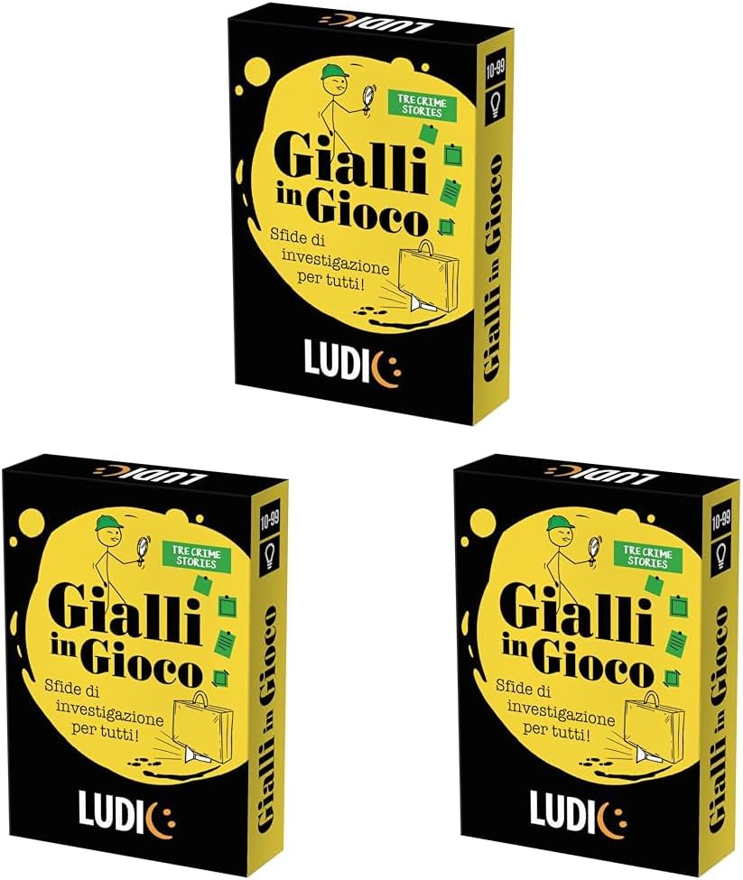 Thumbnail 4 de Ludic - Gialli In Gioco Tre Crime Stories: Sfide di Investigazione per Tutti! (Formato Viaggio) IT54129