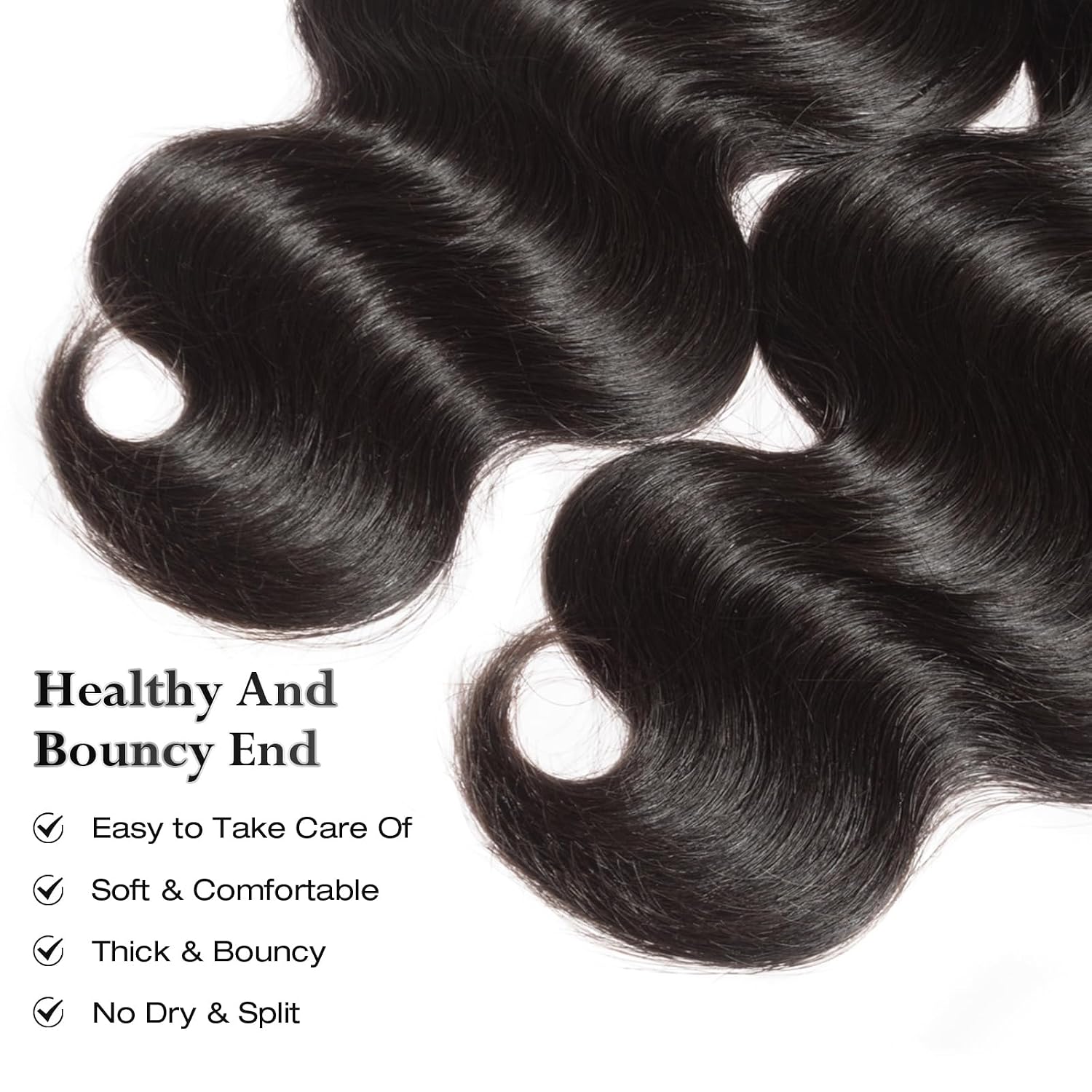 Thumbnail 4 de ASHINE Body Wave Human Hair Bundles 16 Inch