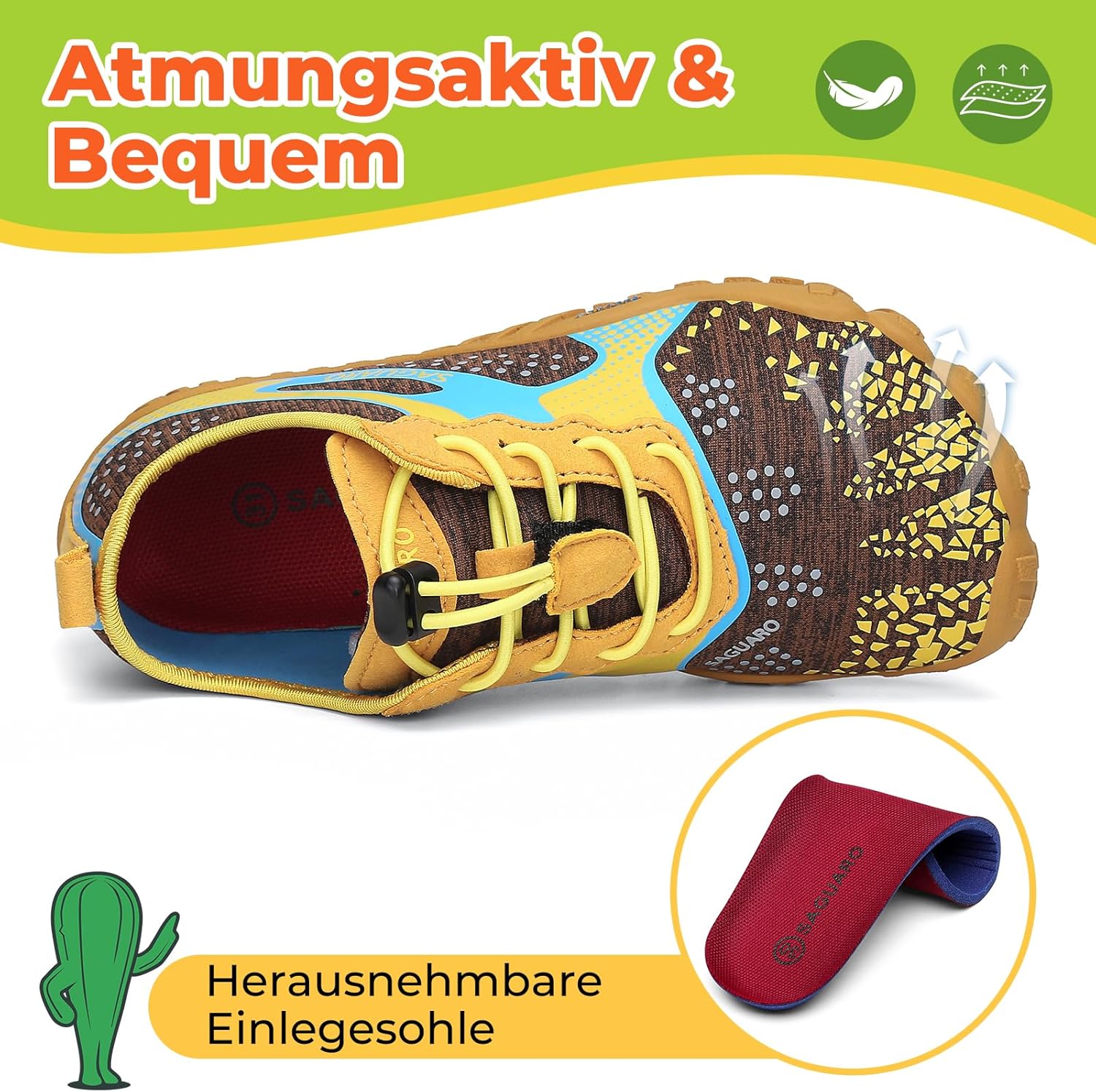 Thumbnail 2 de SAGUARO Barfußschuhe Kinder – Schnelltrocknende Barfußschuhe Gr. 24–36