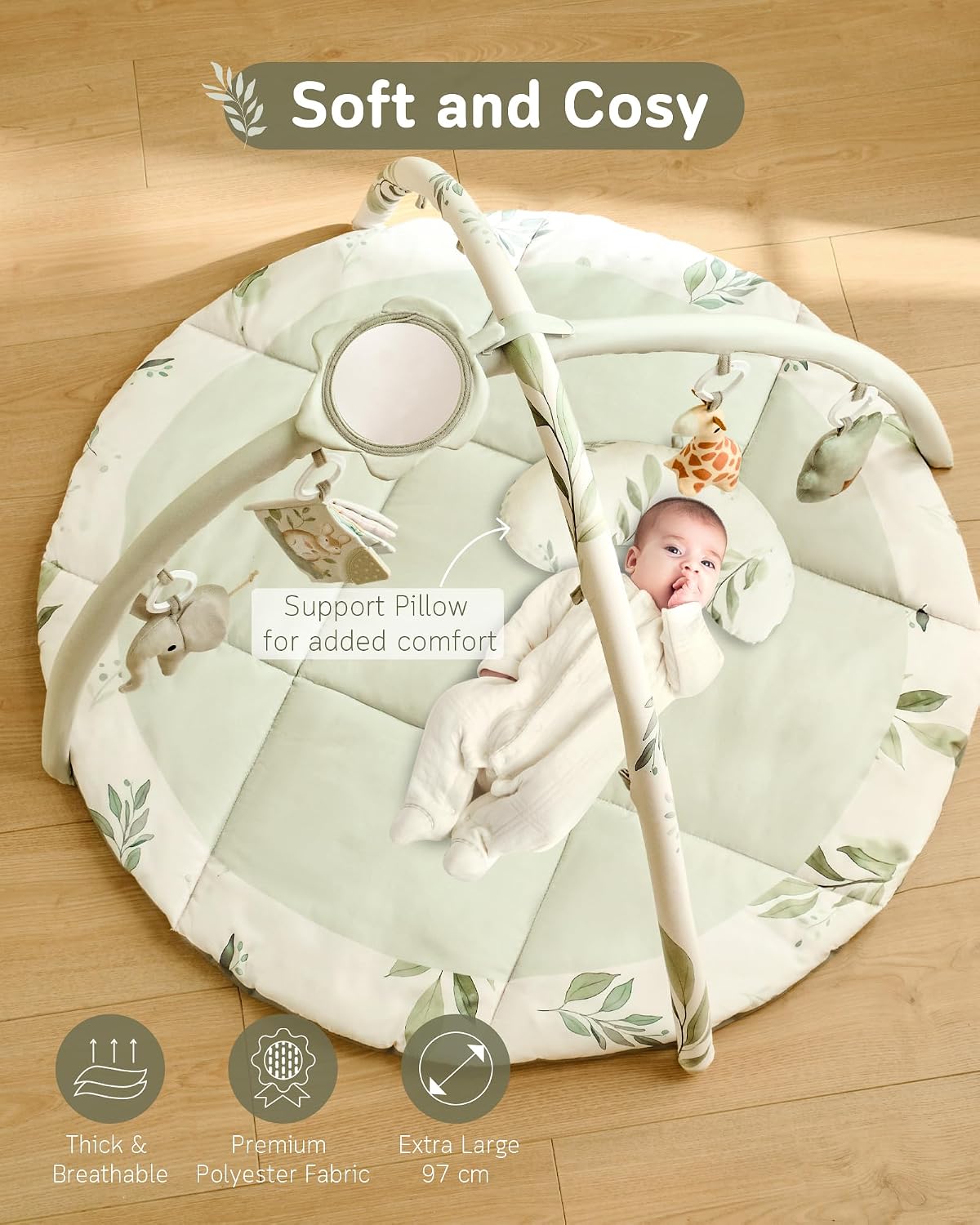 Thumbnail 4 de Fortella Baby Play Gym 97cm playmat