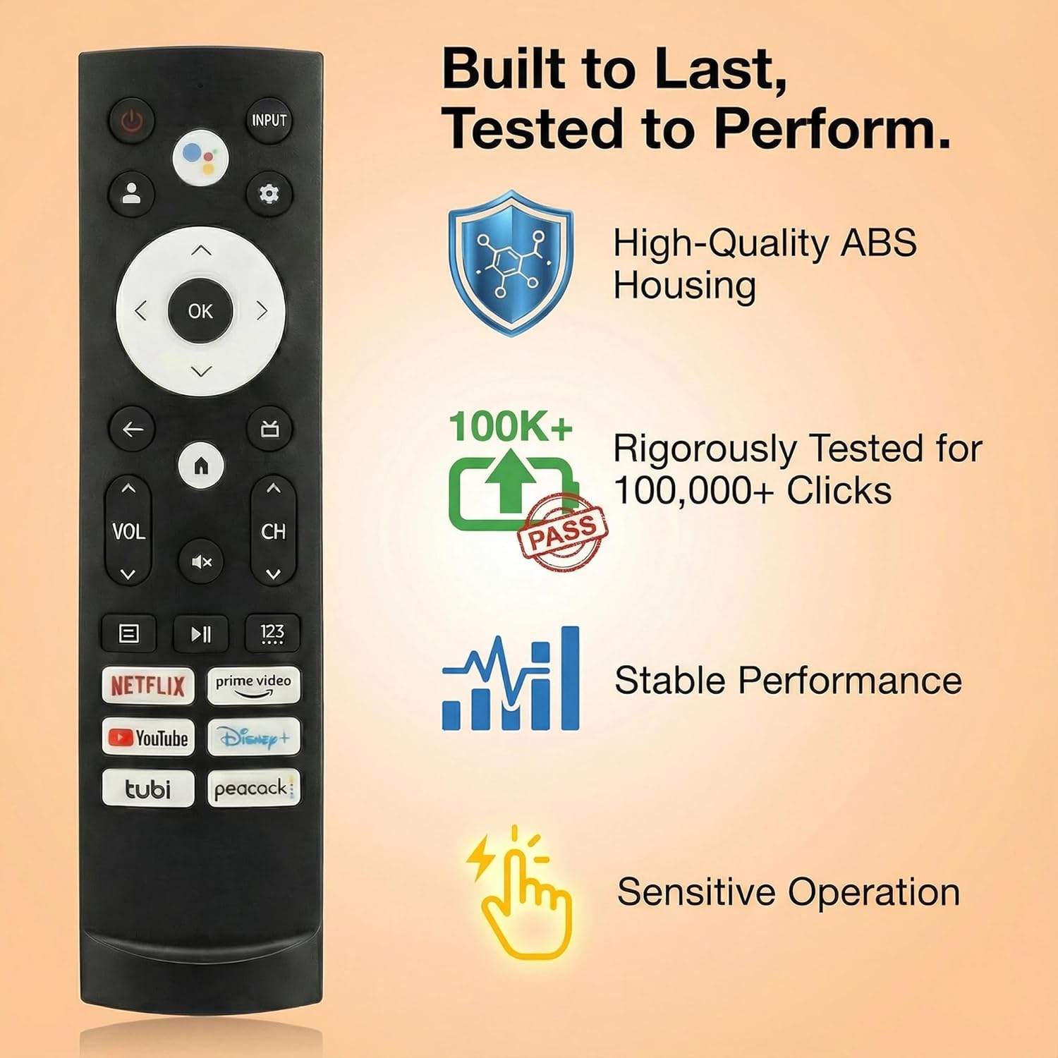 Detalle 2 de Hisense Google TV Remote with Voice Control and Bluetooth