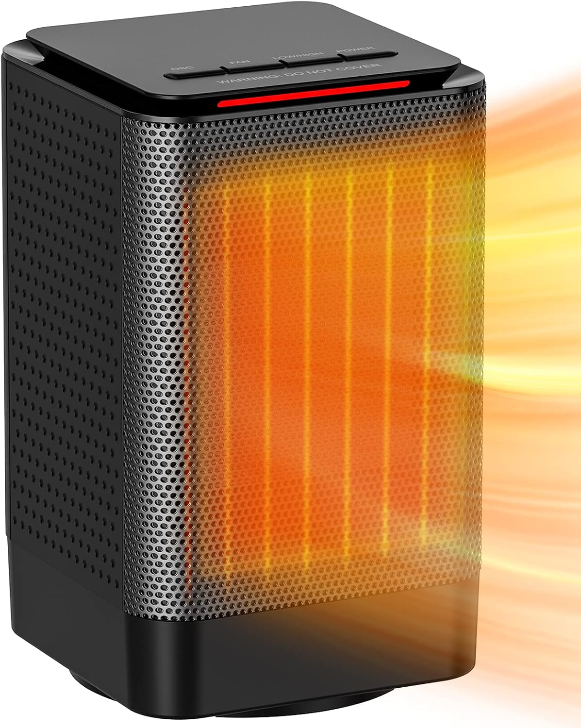 Detalle de TABYIK DH-QN02 Portable Ceramic Space Heater, 45° Oscillation, 3 Modes