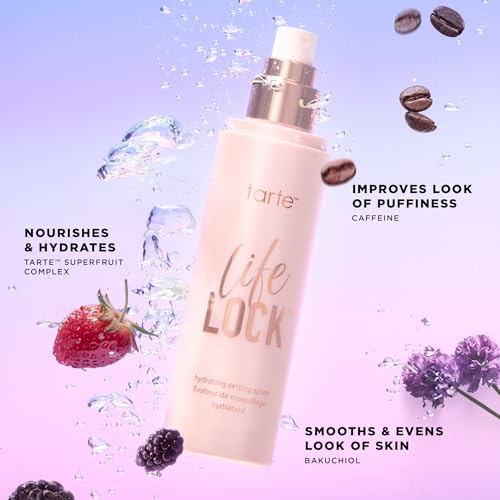Detalle de tarte life lock hydrating setting spray — 10-in-1 Weightless Mist to Hydrate & Lock Makeup (Travel Size)
