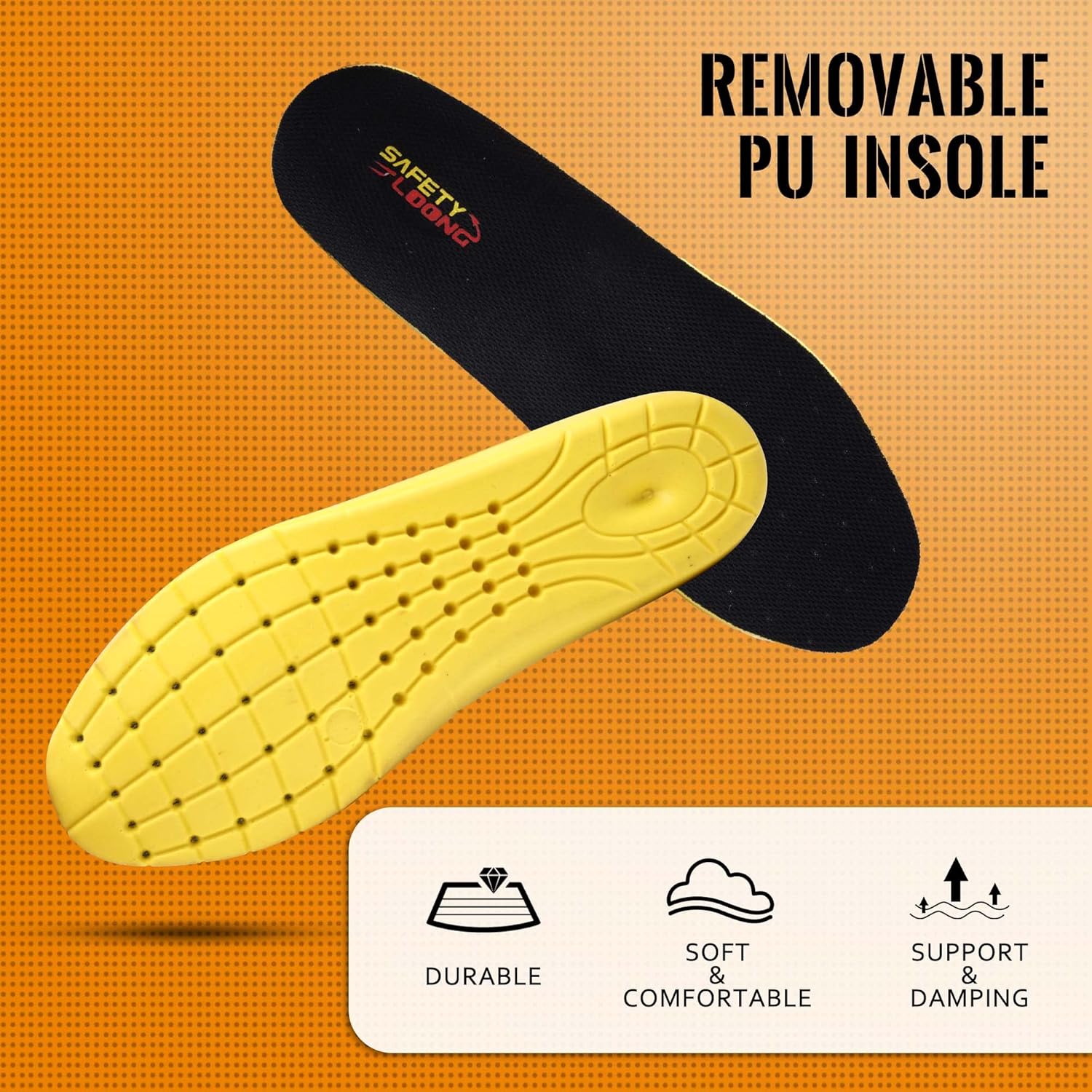 Thumbnail 5 de SAFETY LOONG Men's Waterproof Soft Toe Work Boots
