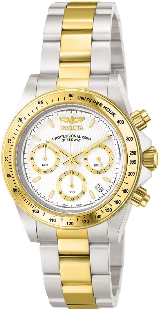 Detalle de Invicta Speedway Edelstahl Herren Quarzuhrwerk – 39 mm