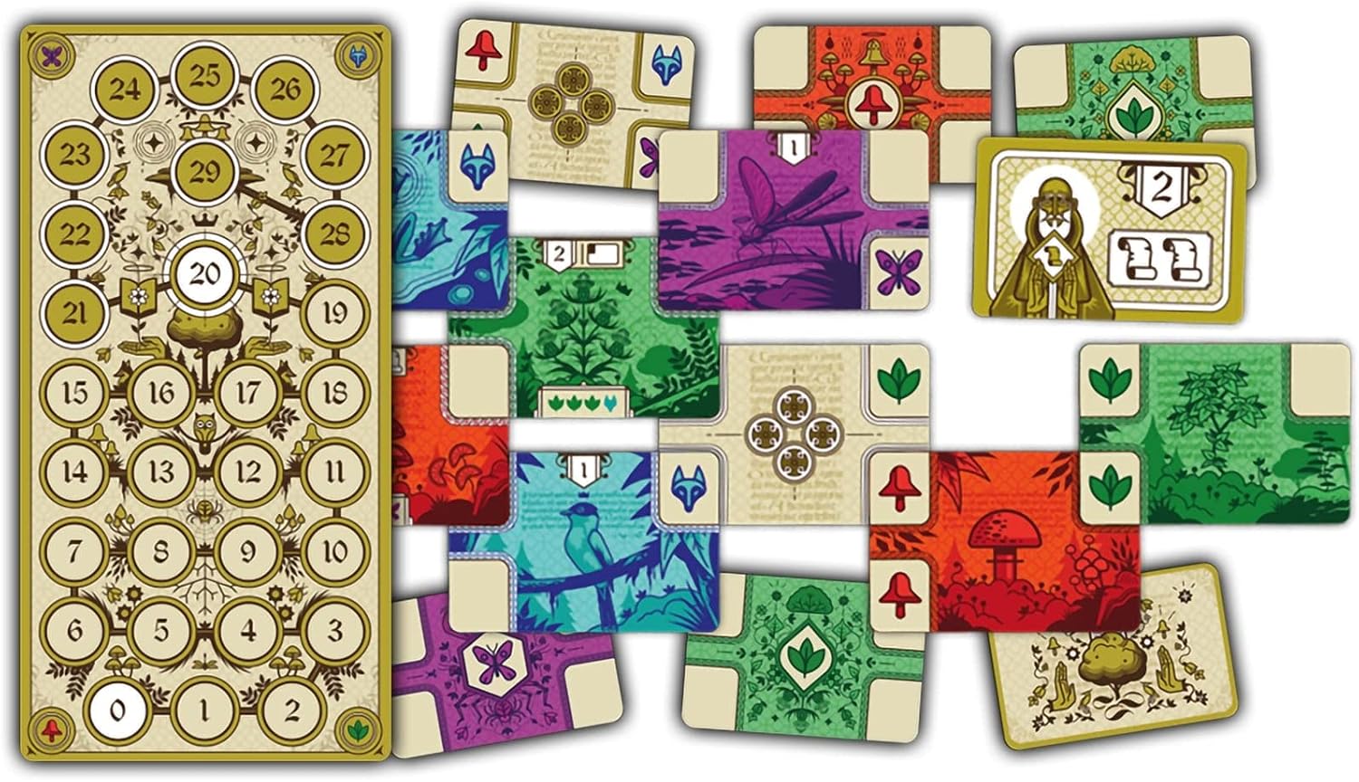Detalle de Cranio Creations Codex Naturalis CC279: family game tascabile per 2-4 giocatori