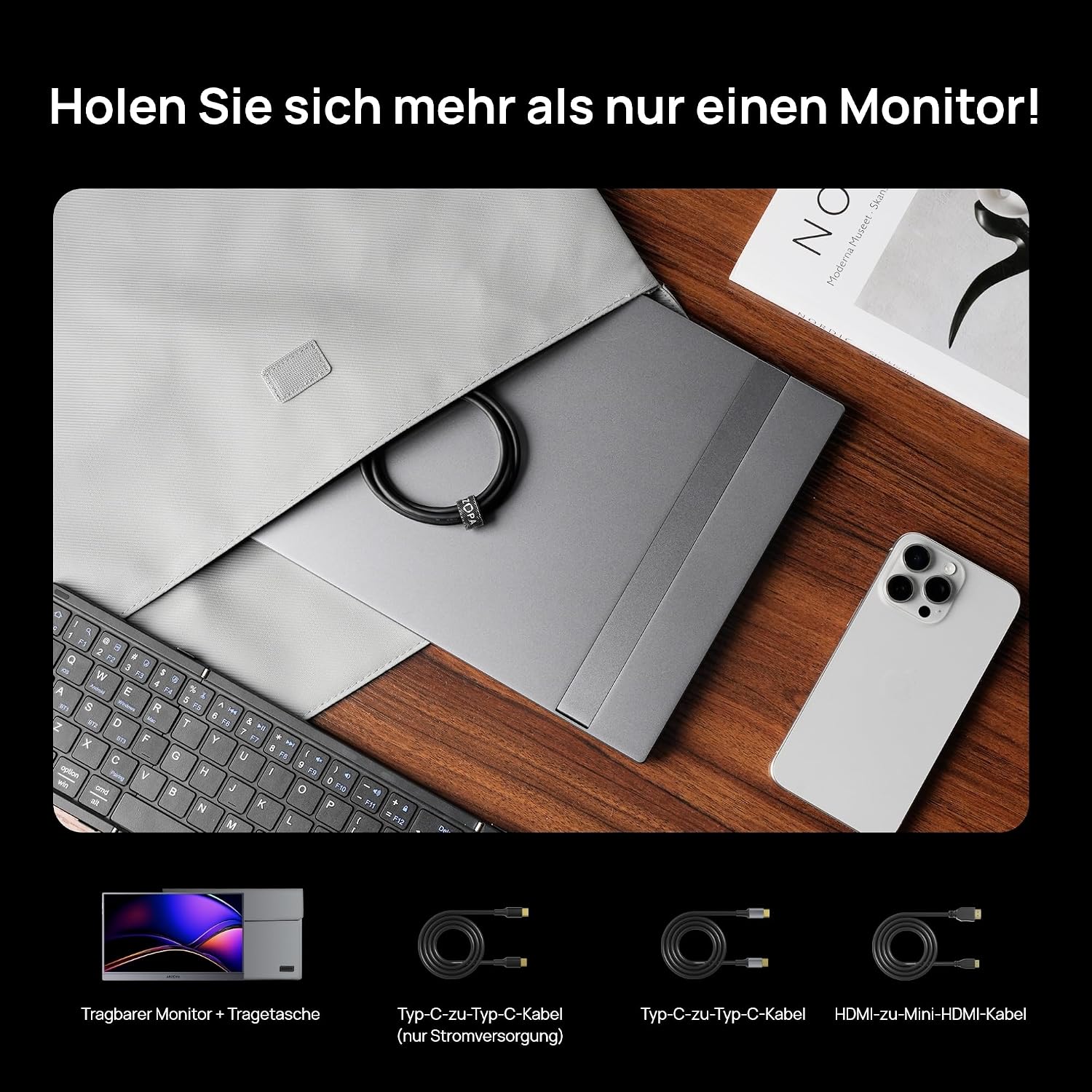 Thumbnail 6 de ARZOPA Z1FC 16,1" 144Hz Tragbarer Monitor für Gaming