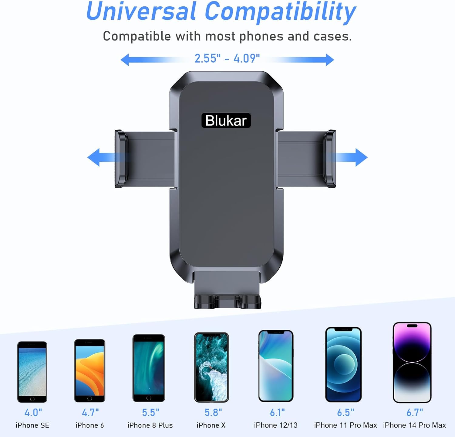 Thumbnail 6 de Blukar Car Phone Holder Mount 360° rotation