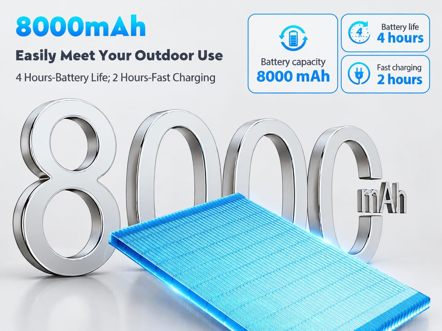Thumbnail 2 de ZSCMALLS 15.6" 1080P IPS Wireless Portable Monitor (8000mAh) with AirPlay/Miracast