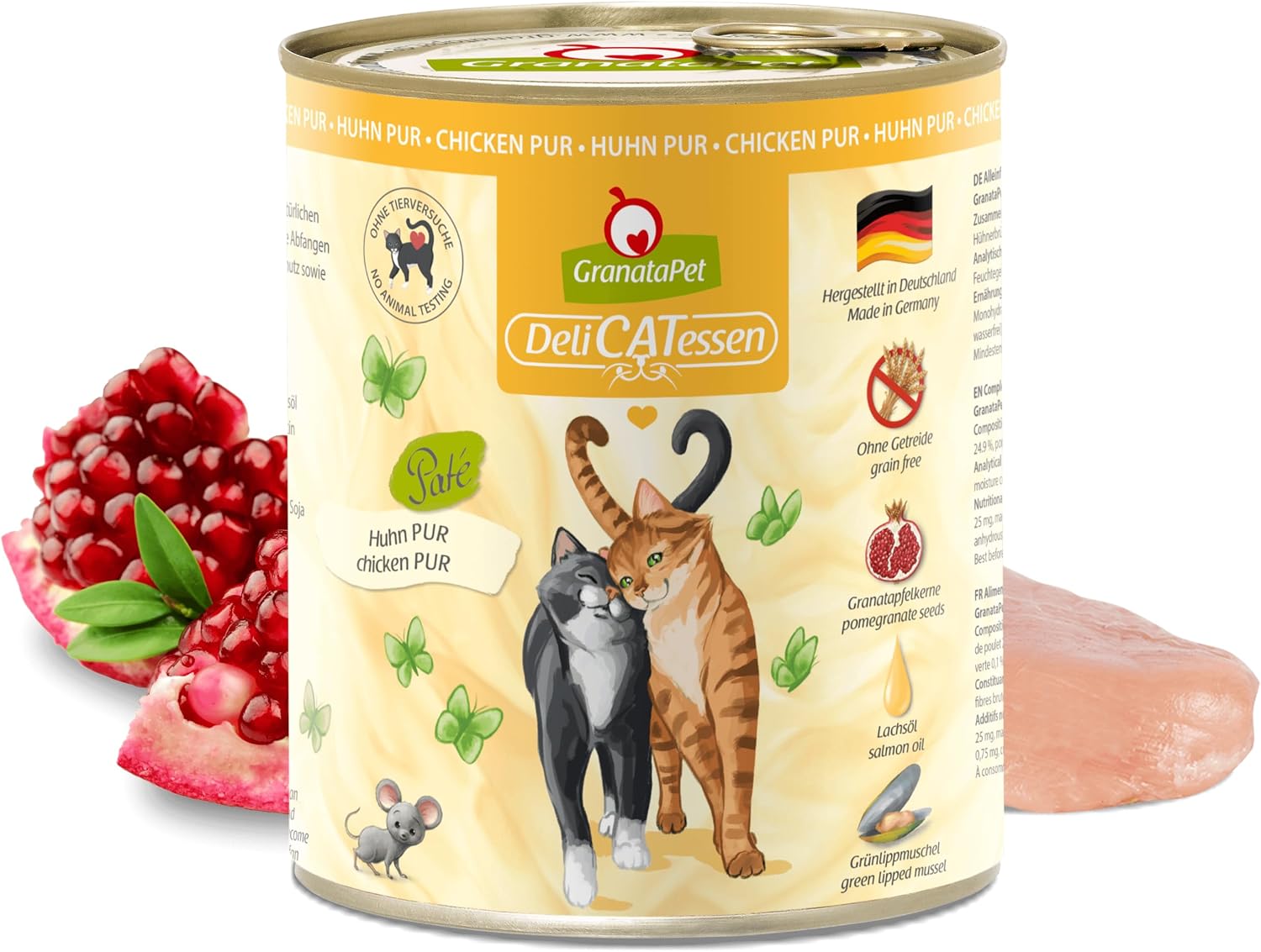Detalle 2 de GranataPet Delicatessen Multipack 2 PUR (2. Pack, 1 x 4,8 kg) Nassfutter für Katzen – getreidefrei & ohne Zuckerzusätze