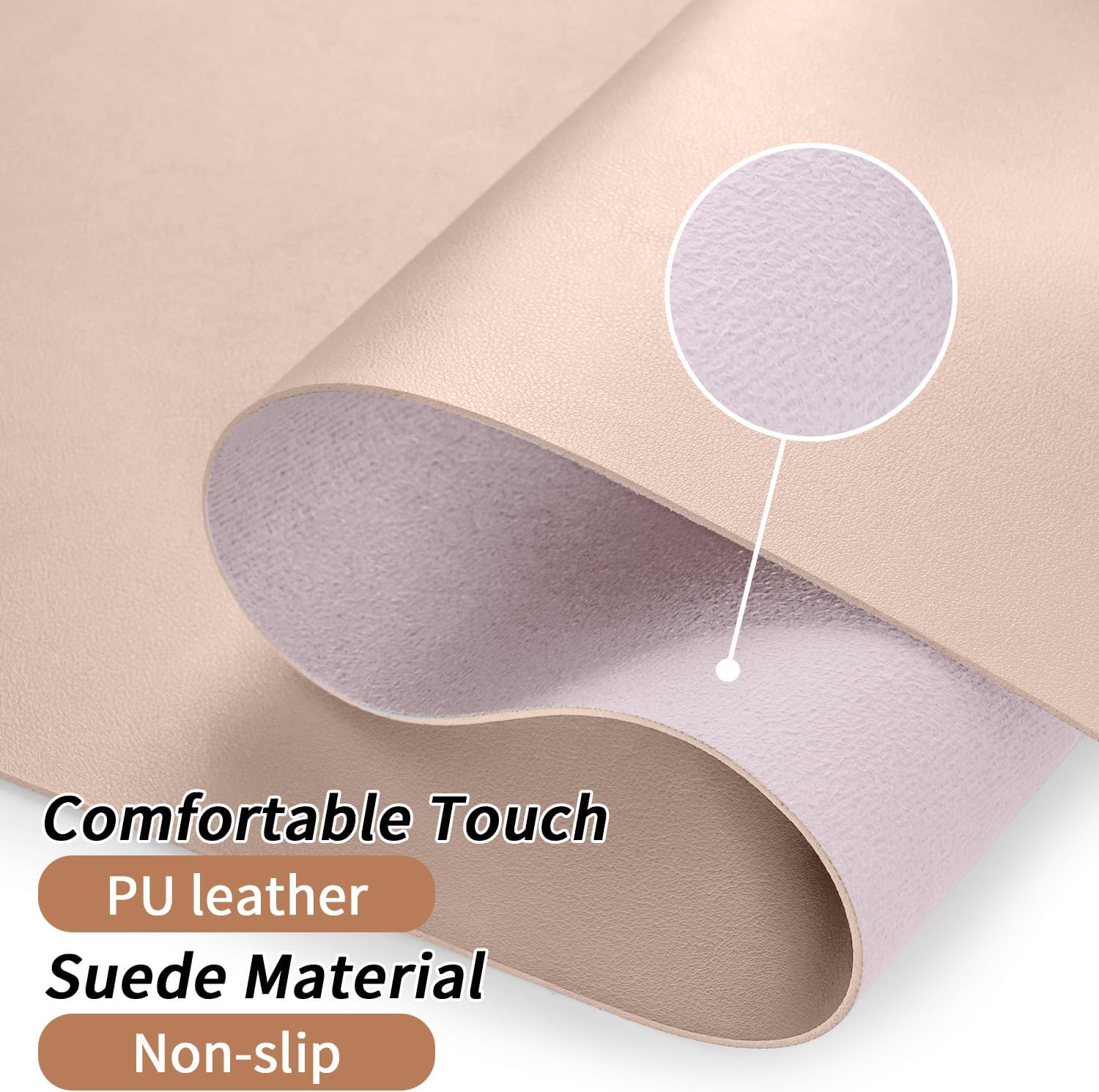 Detalle 1 de Sevenpers Schreibtischunterlage 80x40 cm PU-Leder