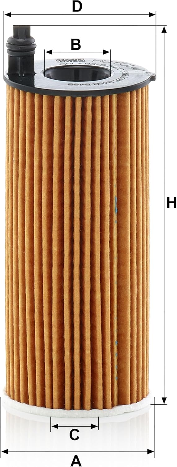 Thumbnail 2 de MANN-FILTER HU 6014/1 z Oil Filter – Original Equipment Quality for Cars and Transporters