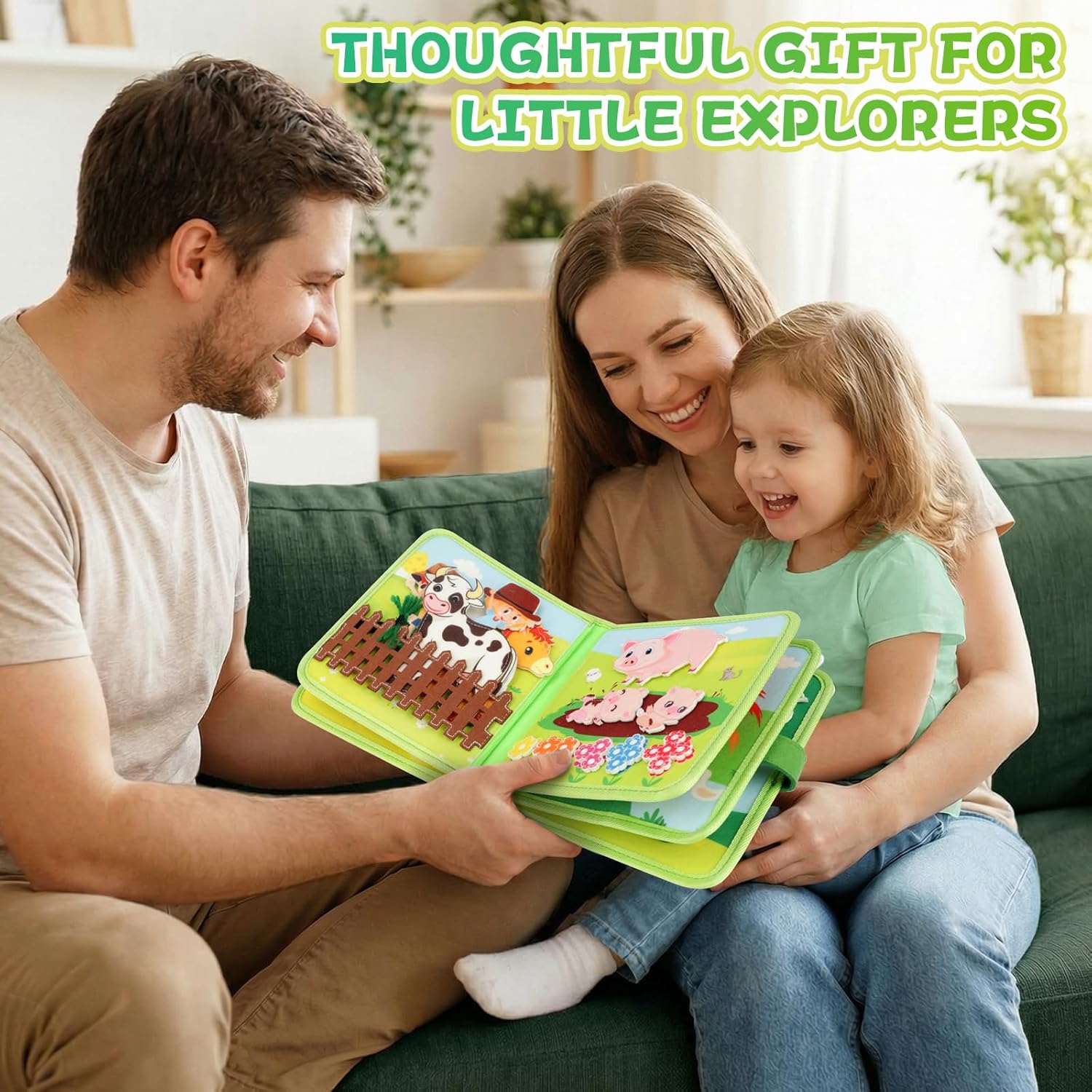 Thumbnail 6 de Kyteazr Busy Book Montessori Farm Board (25 activities) for 1+ year olds