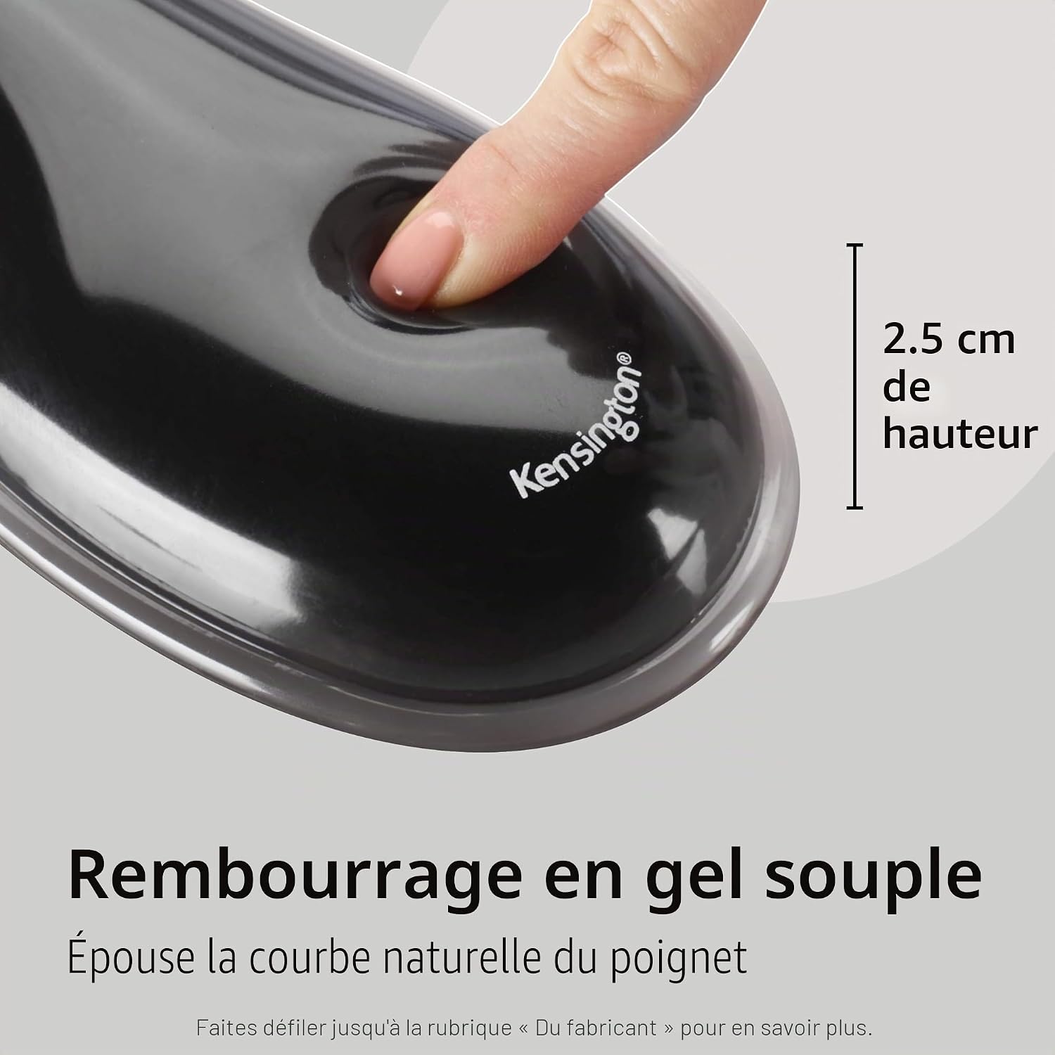 Thumbnail 2 de Tapis de Souris Kensington Duo Gel avec Repose-Poignets – Bleu (62401)