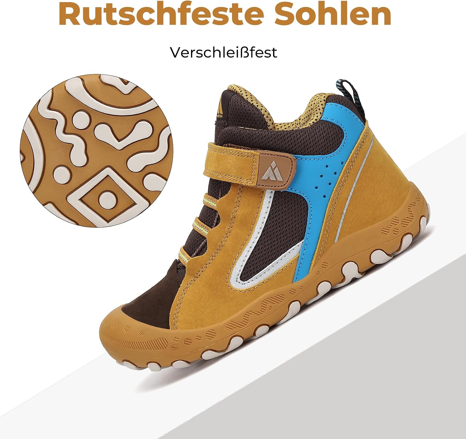 Thumbnail 5 de Mishansha Kinder Wanderschuhe Trekking & Outdoor-Trekkingschuhe aus Leder