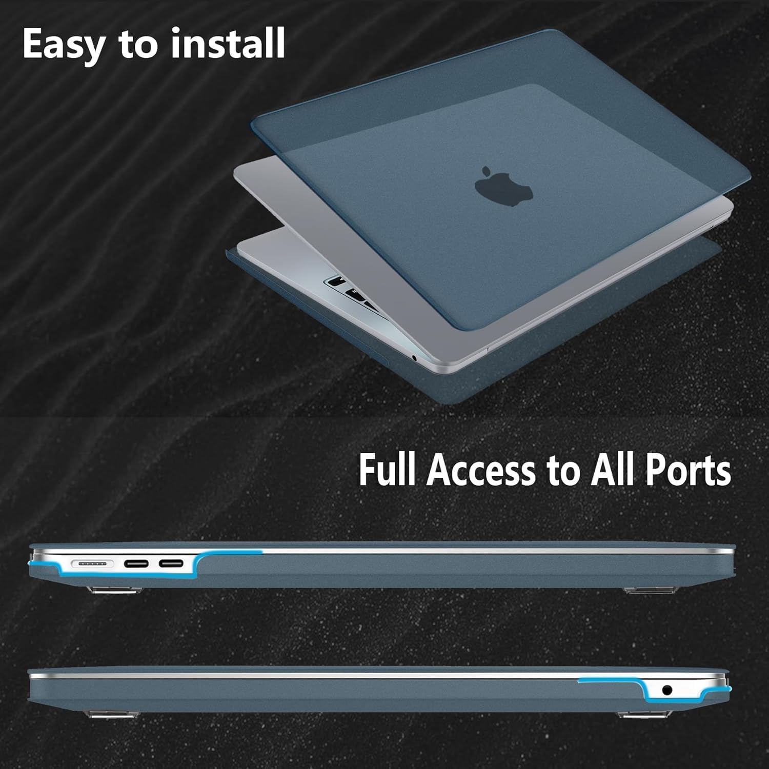 Detalle 2 de MacBook Air 13,6 NPUOLS Hülle Schutzcase