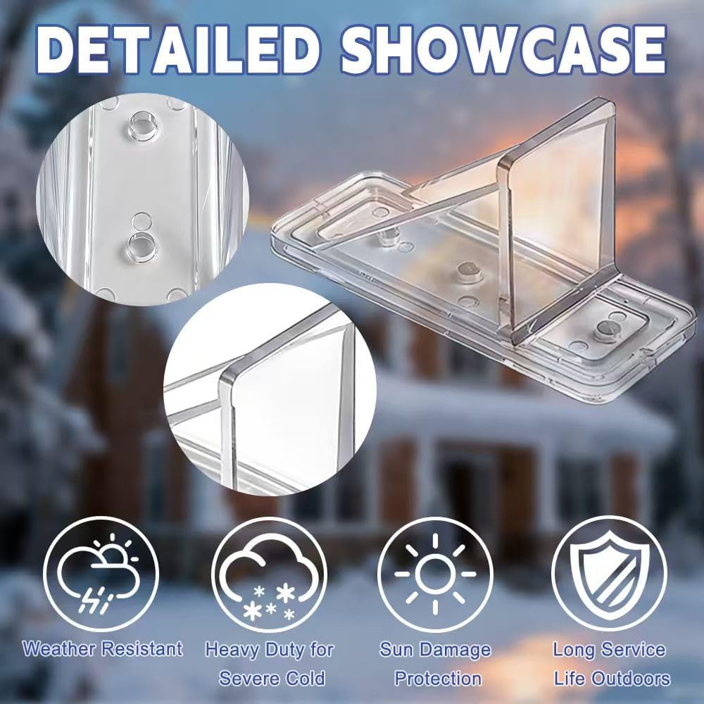 Detalle de ApxRoufin 25 Pack Snow Guards for Metal Roofs