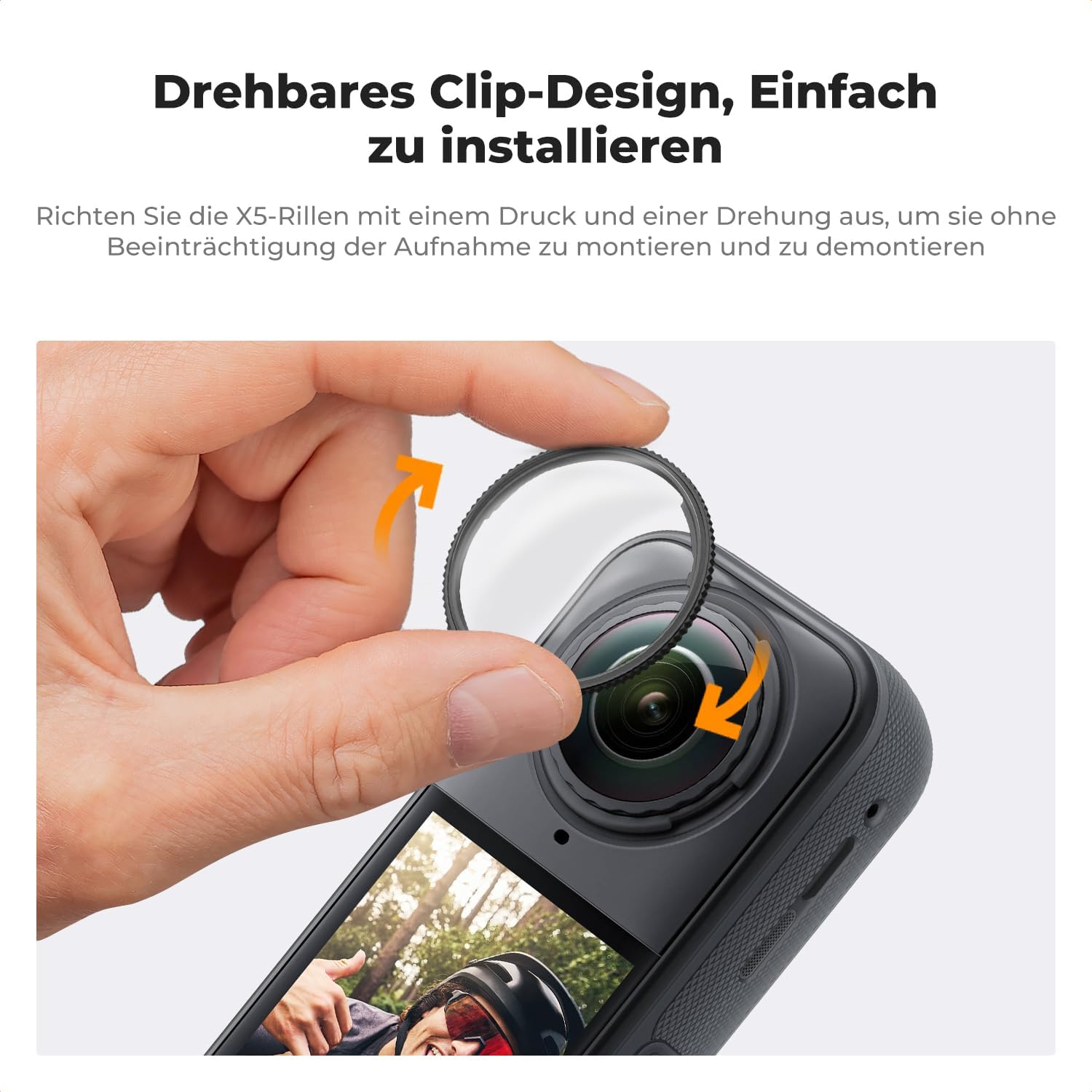 Thumbnail 2 de K&F CONCEPT Objektivschutz Insta360 X5